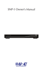 Universal Remote Control SNP-1 Owner's Manual