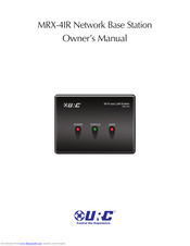 Universal Remote Control MRX-4IR Owner's Manual