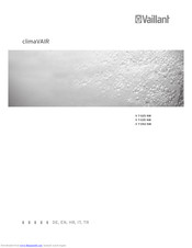 Vaillant climaVAIR V 7-035 NW Installation Manual