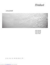 Vaillant climaVAIR VAM 2-050 W2N Installation Manual