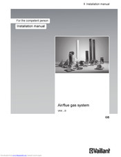 Vaillant Air/Flue Gas System Installation Manual