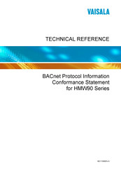 Vaisala WINDCAP WMT52 Technical Reference Manual