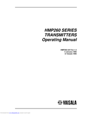 Vaisala HMP264 Operating Manual