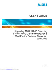 Vaisala MW12 User Manual