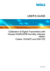 Vaisala HUMICAP HMI41 User Manual