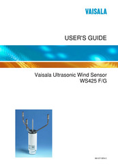 Vaisala WS425 F/G User Manual