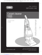 Vax Oasis Complete V-133 Instruction Manual