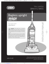 Vax U90-MVX-P Instruction Manual
