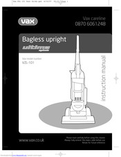Vax Ultima Cyclonic VZL-101 Instruction Manual