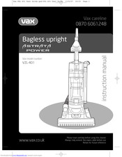Vax Astrata Power VZL-401 Instruction Manual