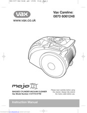 Vax mojo III V-077M Instruction Manual
