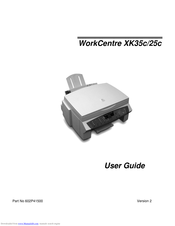 Xerox WorkCentre XK25c User Manual