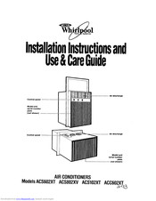 Whirlpool ACC602XT Installation Instructions Manual