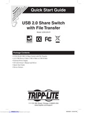 Tripp Lite U230-204-R Quick Start Manual