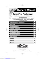 Tripp Lite SmartPro AGSM7515RM1U Owner's Manual