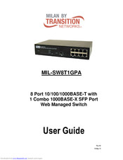 Transition Networks MIL-SW8T1GPA User Manual