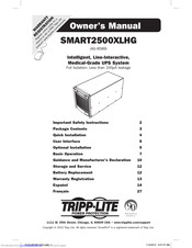 Tripp Lite SMART2500XLHG Owner's Manual