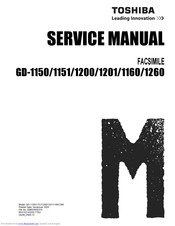 Toshiba GD-1201 Service Manual