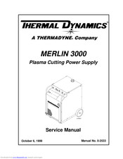 Thermal Dynamics MERLIN 3000 Service Manual