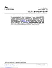 Texas Instruments DAC8555EVM User Manual