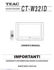 Teac CT-W32ID Owner's Manual