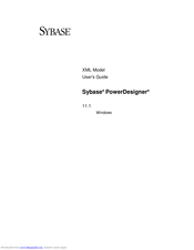 Sybase PowerDesigner XML User Manual