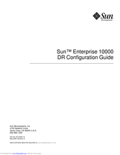Sun Microsystems Sun Enterprise 10000 DR 2.0 Configuration Manual