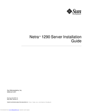 Sun Microsystems Netra 1290 Installation Manual