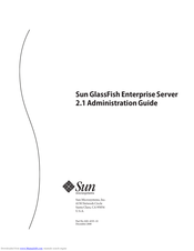 Sun Microsystems Sun GlassFish Enterprise Server 2.1 Administration Manual