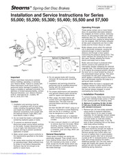 Stearns 57,500 Series Installation And Service Instructions