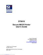 Source Technologies ST9510 User Manual