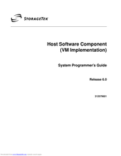 StorageTek Host Software Component 6.0 System Programmer's Manual