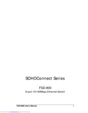 Soho FSD-800 User Manual