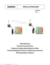 Siemens WiPS-200 Series Installation Manual