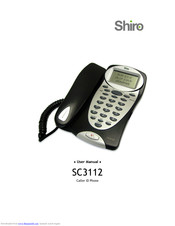 Shiro SC3112 User Manual