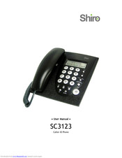 Shiro SC3123 User Manual