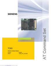 Siemens TC63 Command Set
