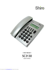 Shiro SC3130 User Manual