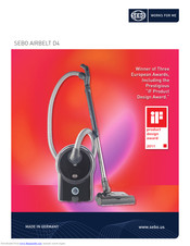 Sebo AIRBELT D4 Overview