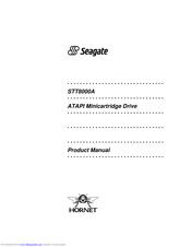 Seagate STT8000A Product Manual
