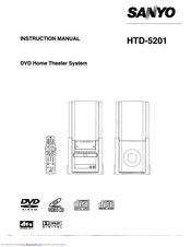 Sanyo HTD-5201 Instruction Manual