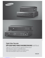 Samsung SVR-1680C Install Manual