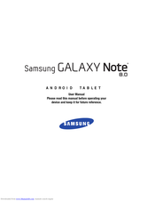 Samsung GALAXY Note 8.0 User Manual