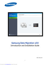 Samsung Data Migration v2.0 Introduction And Installation Manual