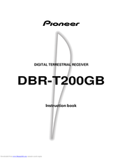 Pioneer DBR-T200GB Instruction Book