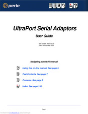 Perle UtraPort Serial Adaptors User Manual