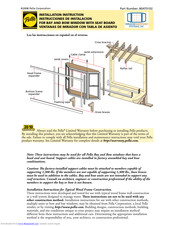 Pella 80AT0102 Installation Instructions Manual