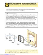 Pella HurricaneShield Series Installation Instructions Manual