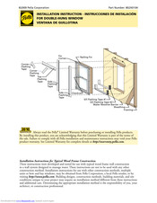 Pella 802X0104 Installation Instructions Manual
