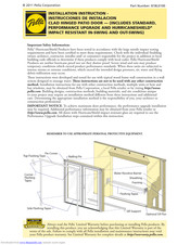 Pella 818L0100 Installation Instructions Manual